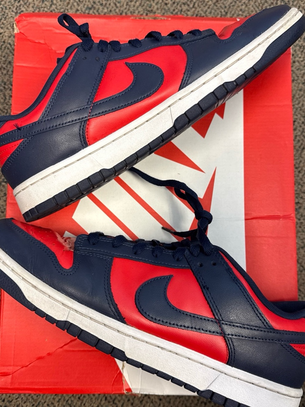 Nike Dunk Low Retro SE CO.JP University Red Obsidian - Navy & Red